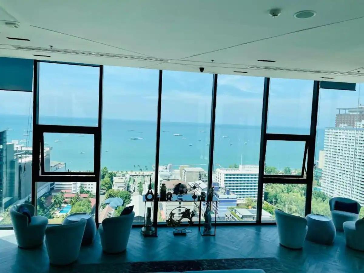 Central Pattaya - Sea View Large Balcony Condo With Infinity Pool Ngoại thất bức ảnh